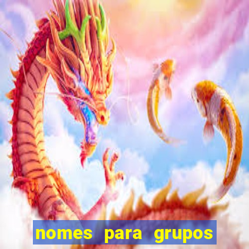 nomes para grupos de loteria no zap